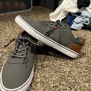 Levi's Charcoal and Brown Men's Sneakers